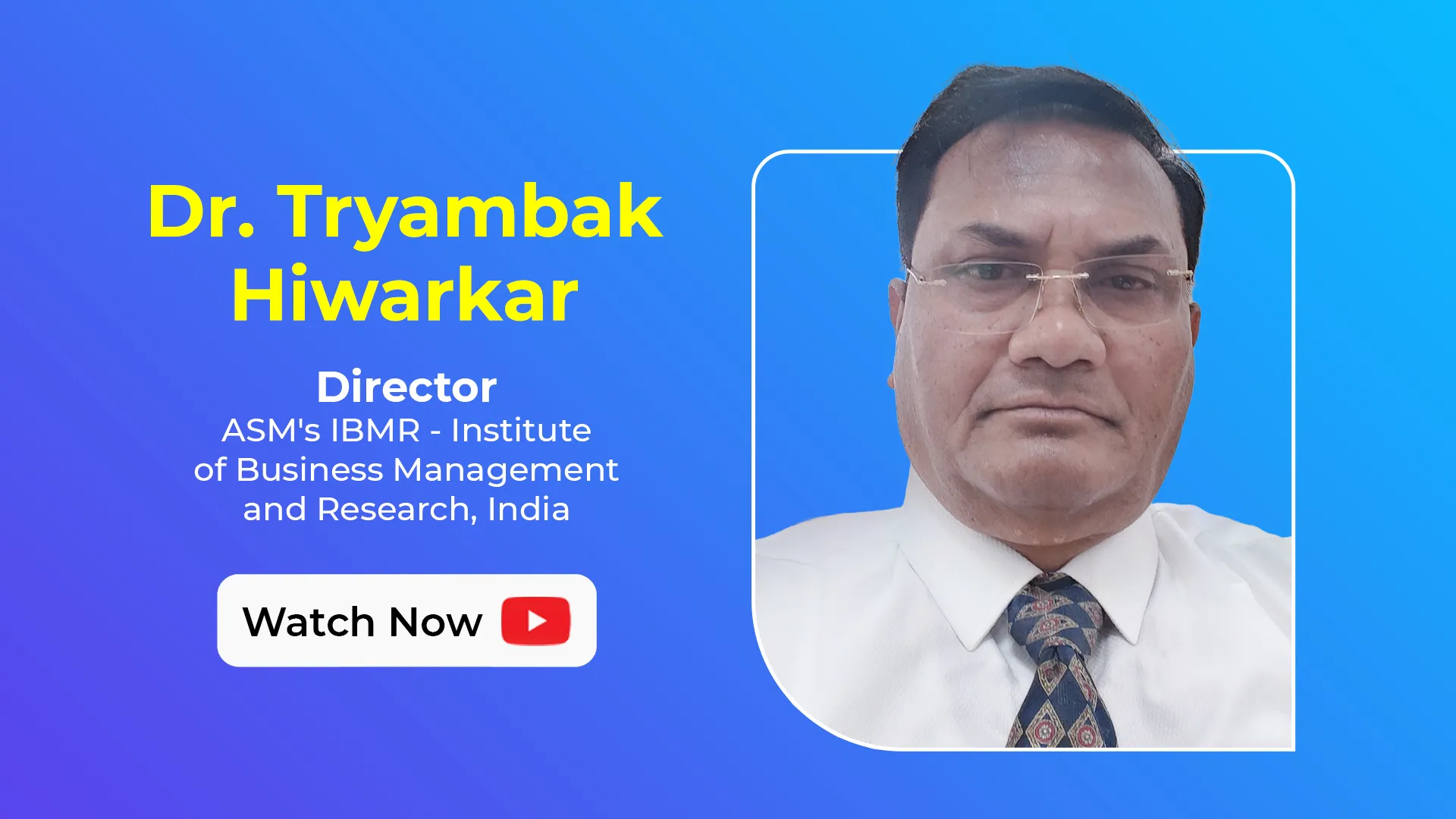 LEAP 2025 Nominee - Dr. Tryambak Hiwarkar